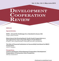 DEVELOPMENT COOPERATION REVIEW Vol. 2 | No. 2 & 3 | May-June 2019
