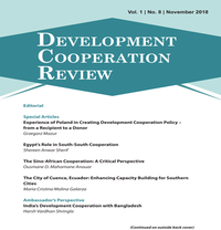 Development Cooperation Review Volume: 1 No: 8