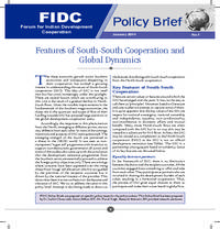 Features of South-South Cooperation and Global Dynamics