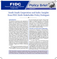South-South Cooperation and India: Insights from FIDC Multi-Stakeholder Policy Dialogues